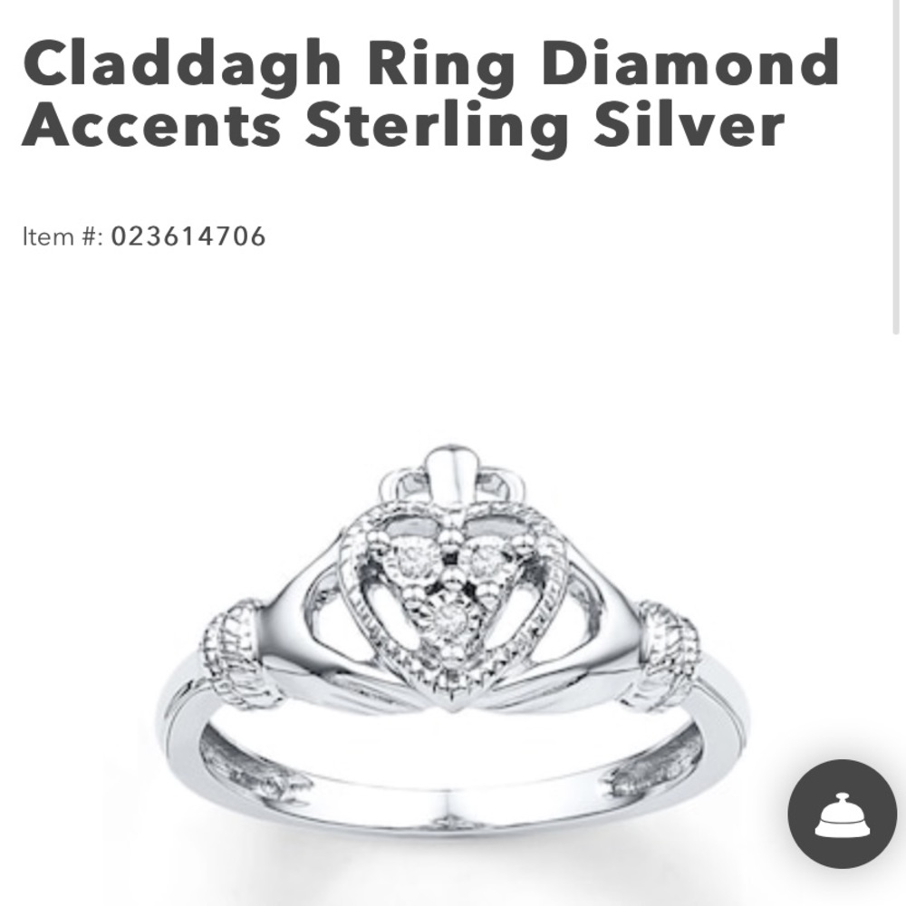 Kay Jewelers Sterling Silver Claddagh Ring